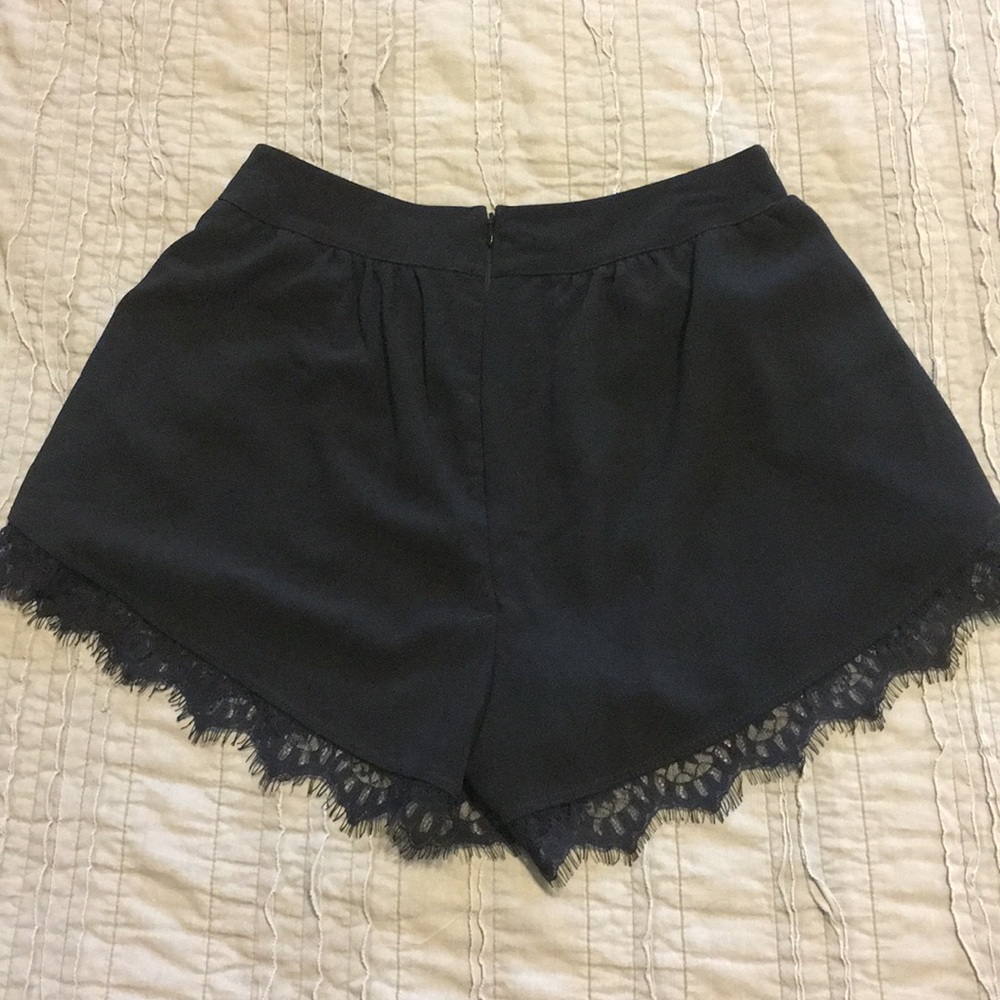Blue Rain Black Lace Shorts - Picture 2 of 2